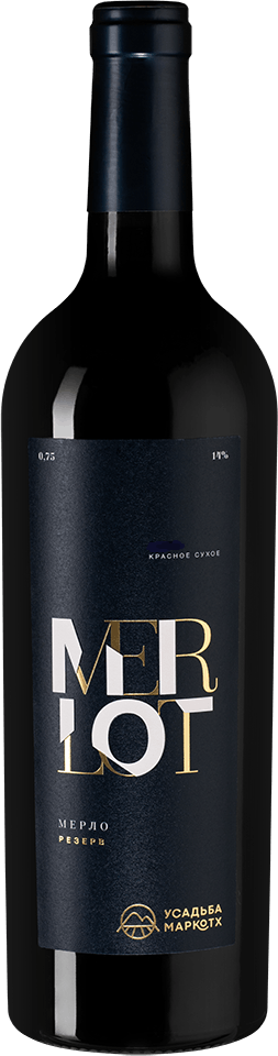 VinoCape Вино Usadba Markotkh Merlot Reserve