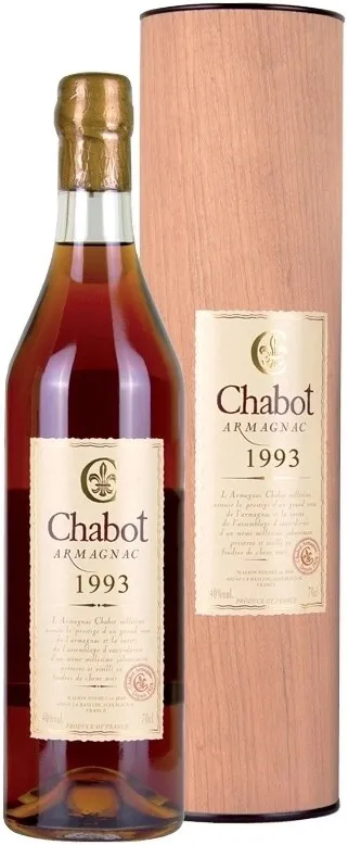 VinoCape Арманьяк Chabot 1993 gift tube