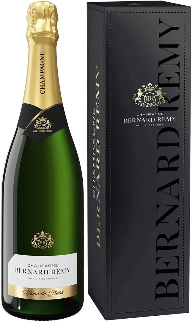 VinoCape Шампанское Bernard Remy, Blanc de Noirs Brut, Шампанское AOC, в подарочной упаковке