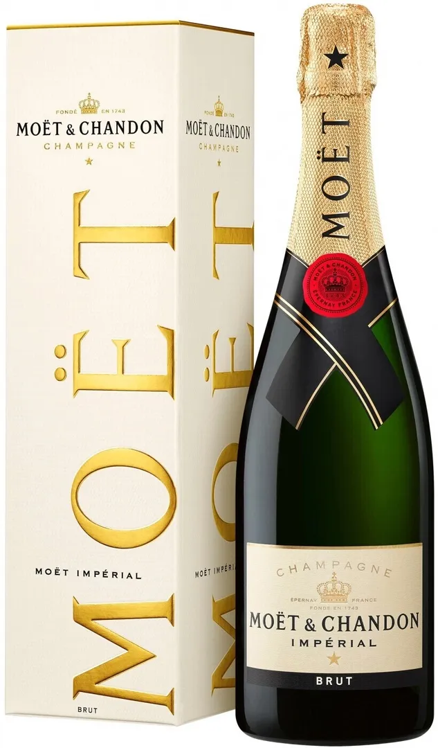 VinoCape Шампанское Moet & Chandon, Brut "Imperial", в подарочной упаковке