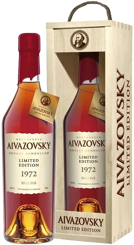 VinoCape Коньяк Aivazovsky Limited Edition 1972 wooden box