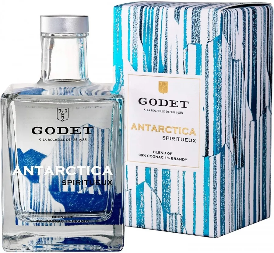 VinoCape Коньяк Godet Antarctica Icy White в подарочной упаковке