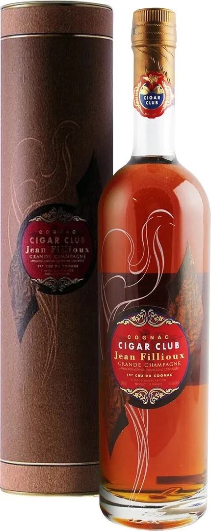 VinoCape Коньяк Jean Fillioux Cigar Club в подарочной упаковке