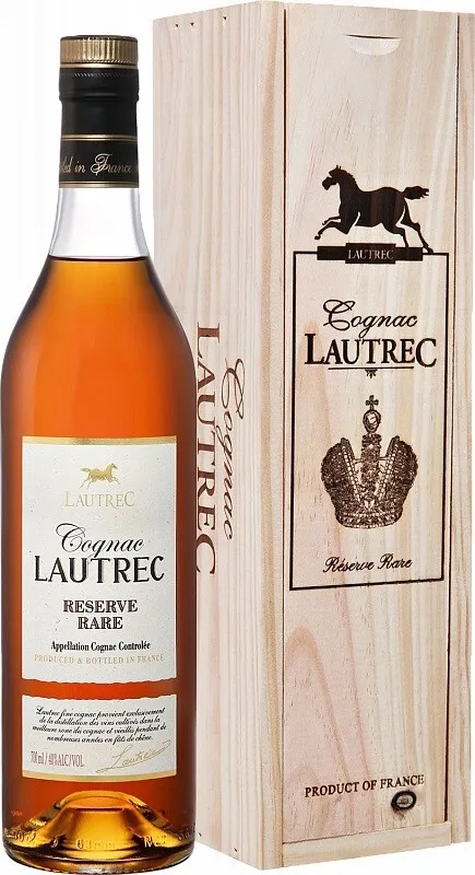 VinoCape Коньяк Lautrec Reserve Rare wooden box