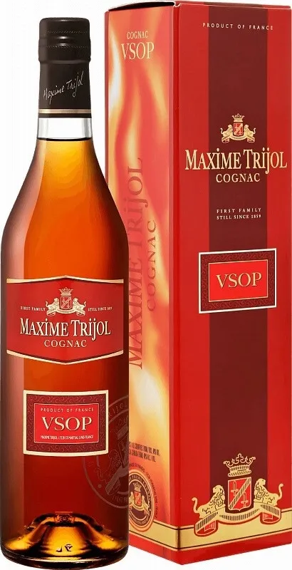 VinoCape Коньяк Maxime Trijol VSOP в подарочной упаковке