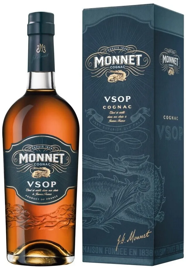 VinoCape Коньяк Monnet VSOP в подарочной упаковке