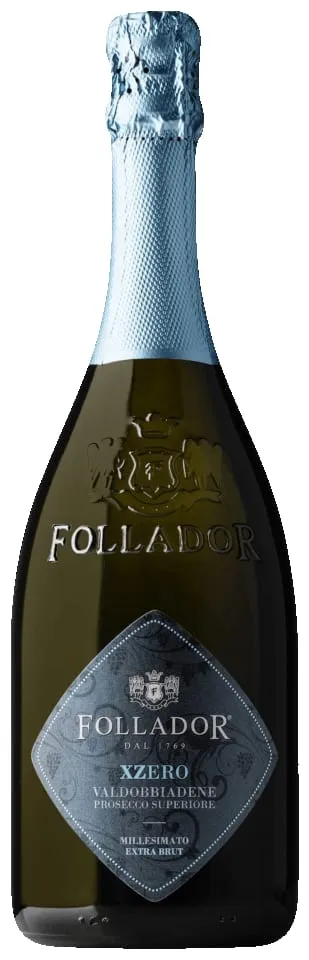 VinoCape Игристое вино Вино Follador XZERO Millesimato Extra Brut