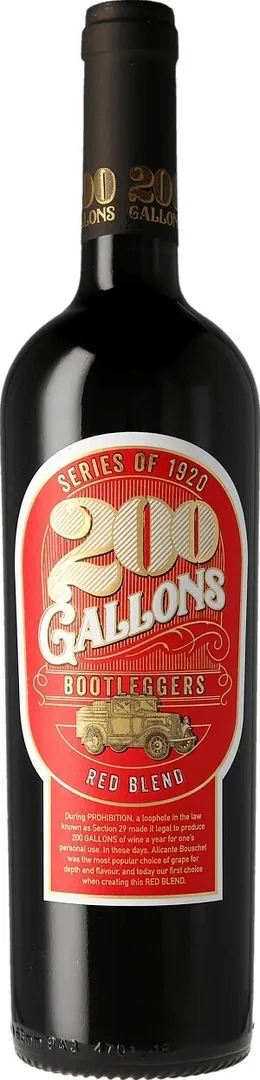 VinoCape Вино "200 Gallons" Bootleggers Red Blend