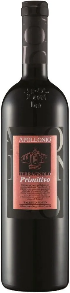 VinoCape Вино Apollonio Terragnolo Primitivo Salento IGT