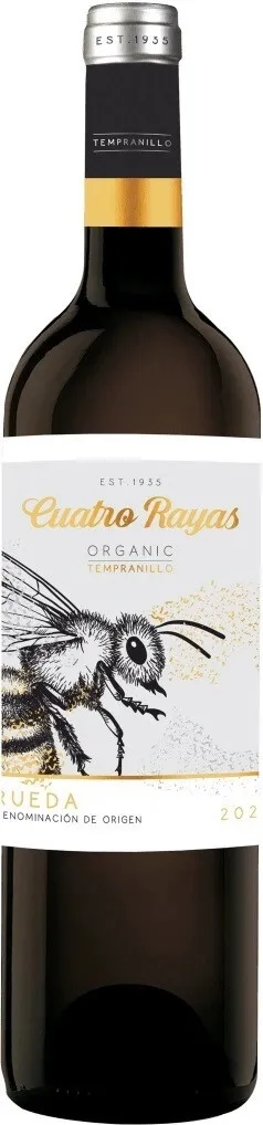 VinoCape Вино Cuatro Rayas, "Organic" Tempranillo Roble, Rueda DO