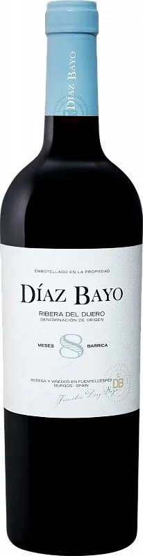 VinoCape Вино Diaz Bayo, 8 Meses Barrica, Ribera del Duero DO