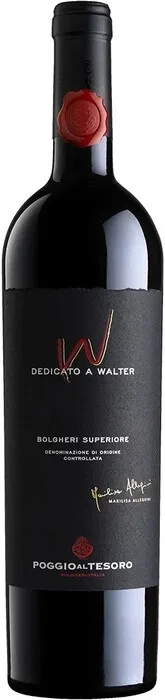 VinoCape Вино Poggio al Tesoro, "Dedicato a Walter", Bolgheri Superiore DOC