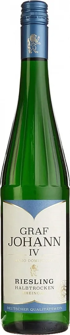 VinoCape Вино Graf Johann IV Riesling Halbtrocken Rheingau